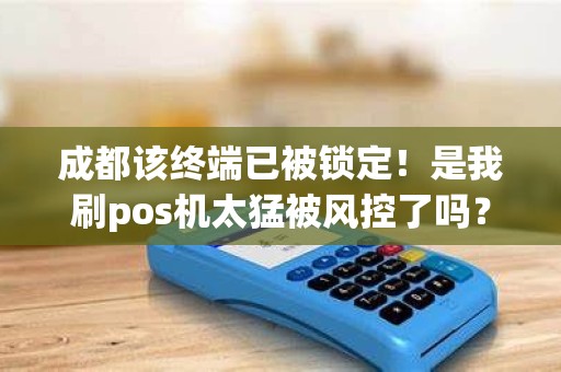 成都该终端已被锁定！是我刷pos机太猛被风控了吗？