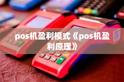 pos机盈利模式《pos机盈利原理》