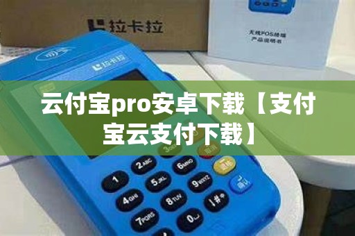 云付宝pro安卓下载【支付宝云支付下载】