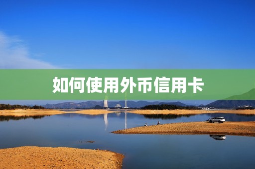 如何使用外币信用卡