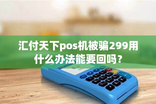 汇付天下pos机被骗299用什么办法能要回吗？