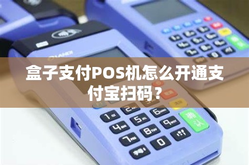 盒子支付POS机怎么开通支付宝扫码？
