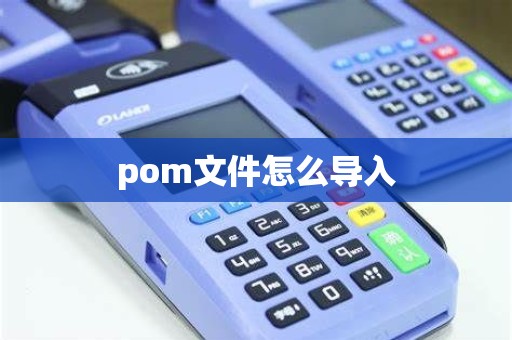 pom文件怎么导入