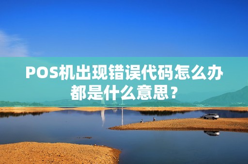 POS机出现错误代码怎么办都是什么意思？