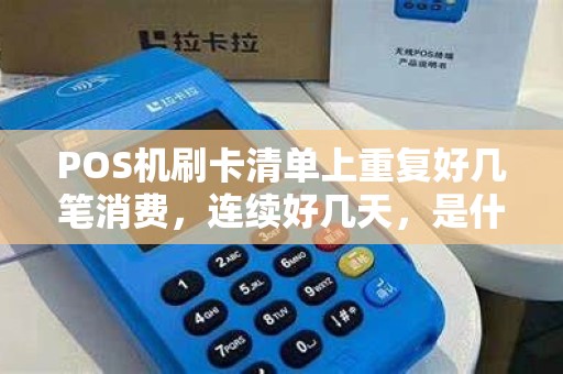 POS机刷卡清单上重复好几笔消费，连续好几天，是什么情况