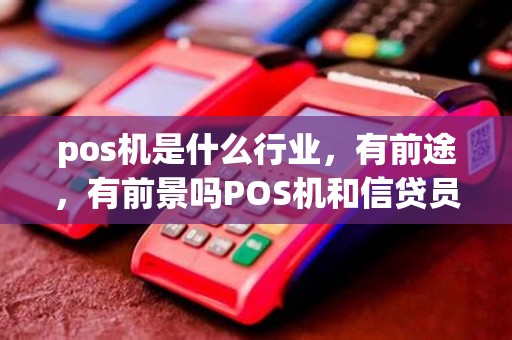 pos机是什么行业，有前途，有前景吗POS机和信贷员那个更好一点，那个更合适年轻人？