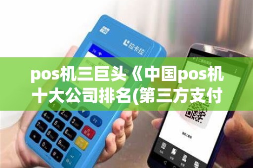pos机三巨头《中国pos机十大公司排名(第三方支付)》