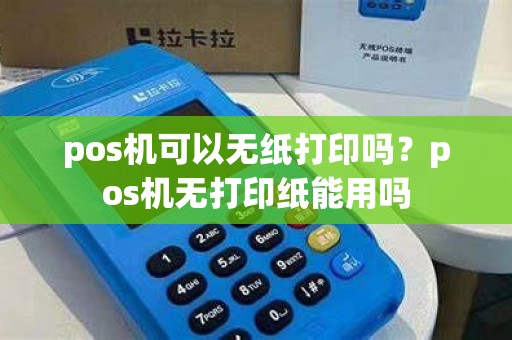pos机可以无纸打印吗？pos机无打印纸能用吗