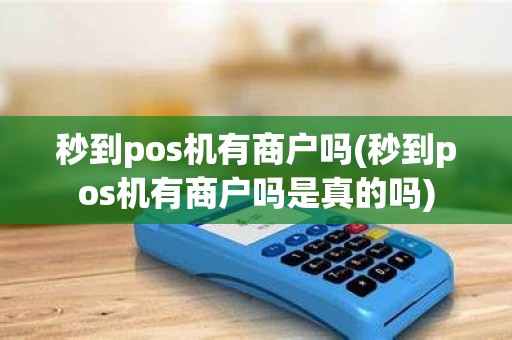 秒到pos机有商户吗(秒到pos机有商户吗是真的吗)