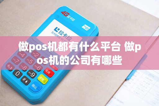 做pos机都有什么平台 做pos机的公司有哪些