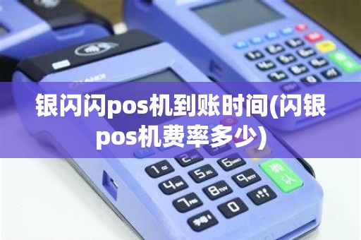 银闪闪pos机到账时间(闪银pos机费率多少)
