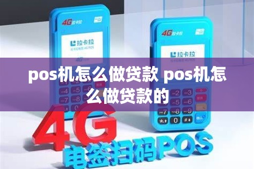 pos机怎么做贷款 pos机怎么做贷款的