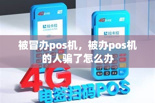 被冒办pos机，被办pos机的人骗了怎么办