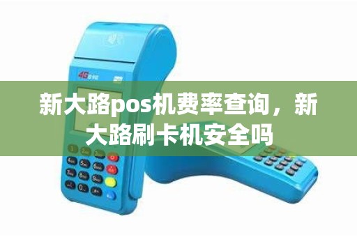 新大路pos机费率查询，新大路刷卡机安全吗