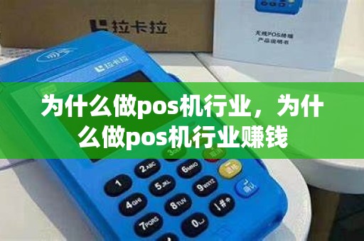 为什么做pos机行业，为什么做pos机行业赚钱