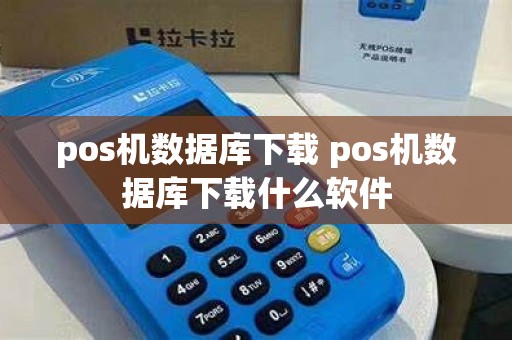 pos机数据库下载 pos机数据库下载什么软件