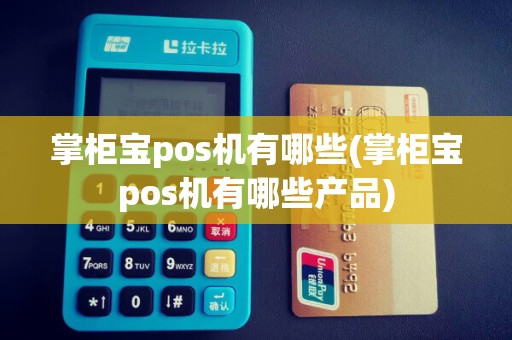 掌柜宝pos机有哪些(掌柜宝pos机有哪些产品)