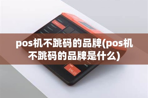 pos机不跳码的品牌(pos机不跳码的品牌是什么)