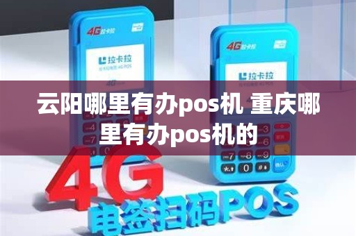 云阳哪里有办pos机 重庆哪里有办pos机的
