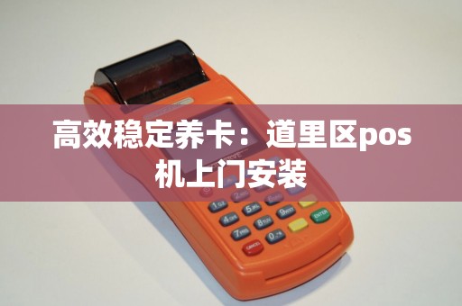 高效稳定养卡：道里区pos机上门安装