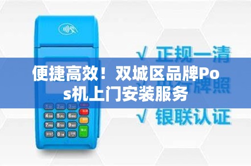 便捷高效！双城区品牌Pos机上门安装服务