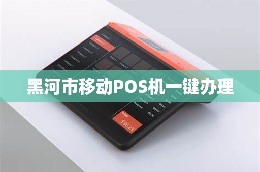 黑河市移动POS机一键办理