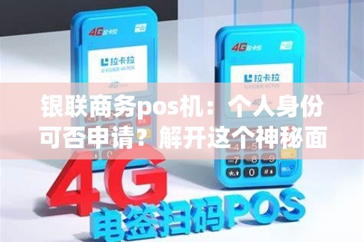 银联商务pos机：个人身份可否申请？解开这个神秘面纱！