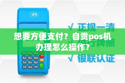 想要方便支付？自贡pos机办理怎么操作？