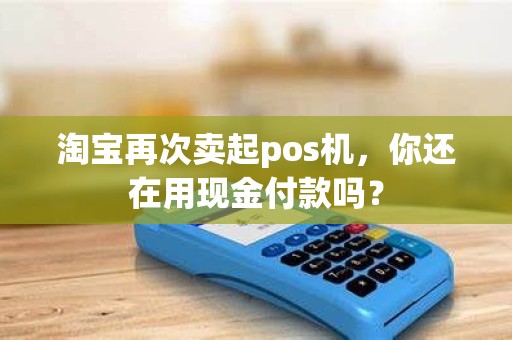 淘宝再次卖起pos机，你还在用现金付款吗？