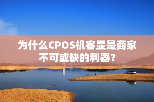 为什么CPOS机客显是商家不可或缺的利器？