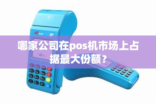 哪家公司在pos机市场上占据最大份额？