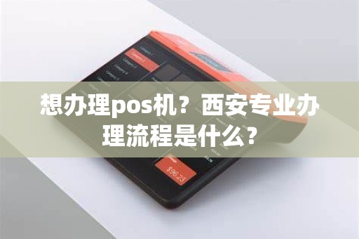 想办理pos机？西安专业办理流程是什么？