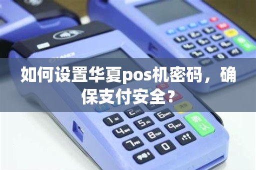 如何设置华夏pos机密码，确保支付安全？