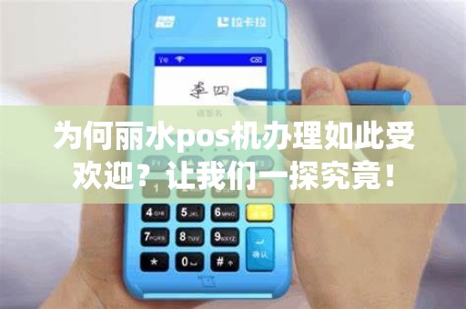 为何丽水pos机办理如此受欢迎？让我们一探究竟！