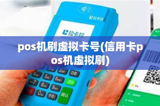 pos机刷虚拟卡号(信用卡pos机虚拟刷) pos机刷虚拟卡号(信用卡pos机虚拟刷)