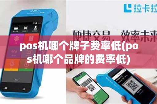 pos机哪个牌子费率低(pos机哪个品牌的费率低) pos机哪个牌子费率低(pos机哪个品牌的费率低)