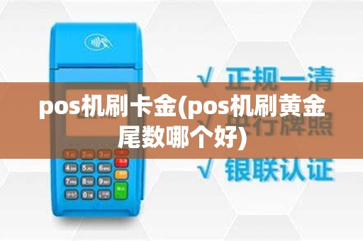 pos机刷卡金(pos机刷黄金尾数哪个好)