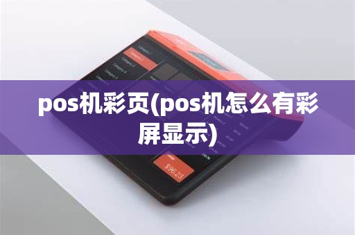 pos机彩页(pos机怎么有彩屏显示)